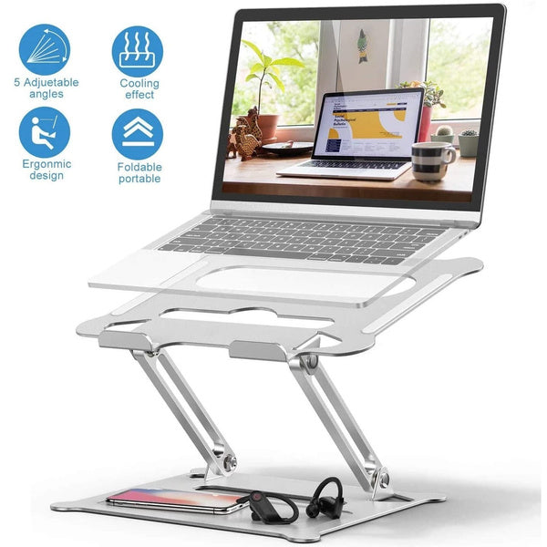 Laptop Stand, Adjustable Laptop Stand, Laptop Riser Portable Foldable Desktop Laptop Stand, Laptop Computer Stand Compatible with 10 to 17 Inch PC Notebook Tablets